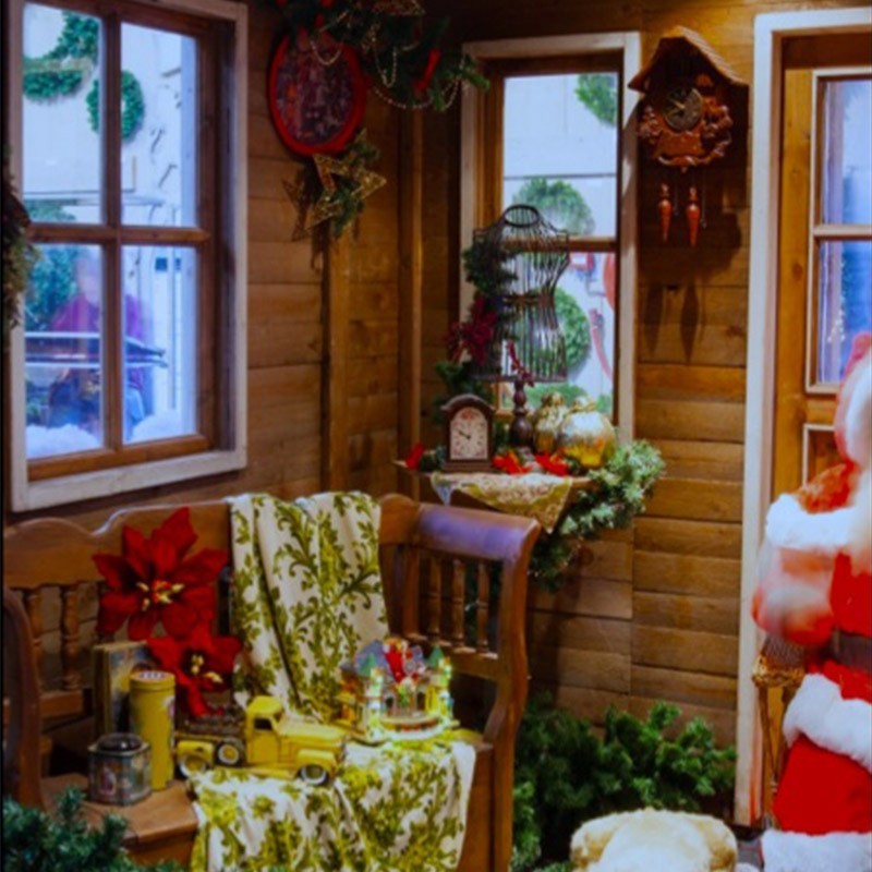 Location Intérieur chalet Noël pour vos événements à Lille et à Paris - Décoration Noël